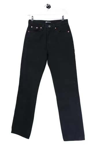 Jeans Straight Leg Damen Gr. 36 Baumwolle - ZARA - Modalova