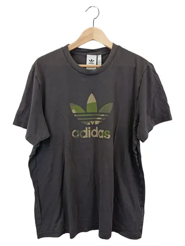 T-Shirt Herren XL Dunkelgrau Casual Baumwolle Top - ADIDAS ORIGINALS - Modalova