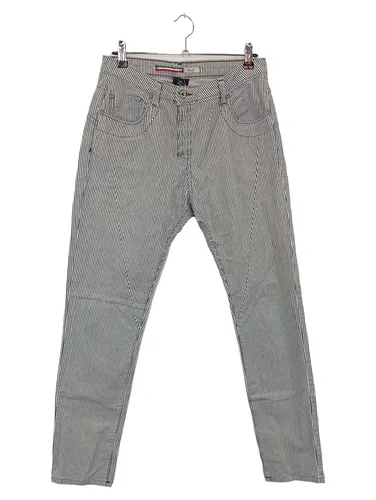 Damen Jeans High Waist Gestreift Größe 36/38 - PLEASE - Modalova