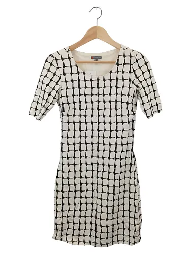 Damen Midi Kleid Geometrisch Muster Schwarz-Weiß Gr. 34 - STREET ONE - Modalova