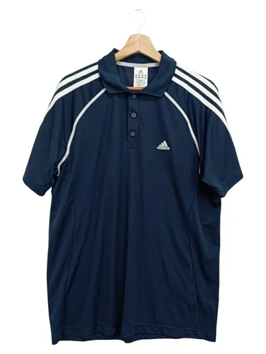 Sport Shirt Herren Polo-Shirt mit weißen Streifen M - ADIDAS - Modalova