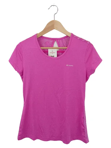 Damen Sport Shirt Pink Atmungsaktiv Spitze - COLUMBIA - Modalova