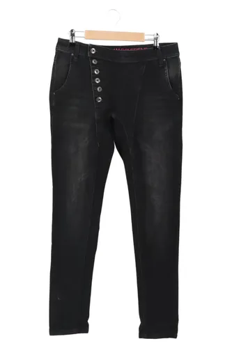 Jeans Slim Fit Gr. 36 Damen Knopfleiste Trend - RAINBOW - Modalova