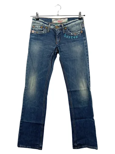 Damen Jeans W27 L34 Stickerei Hüftjeans - TAKE2 - Modalova