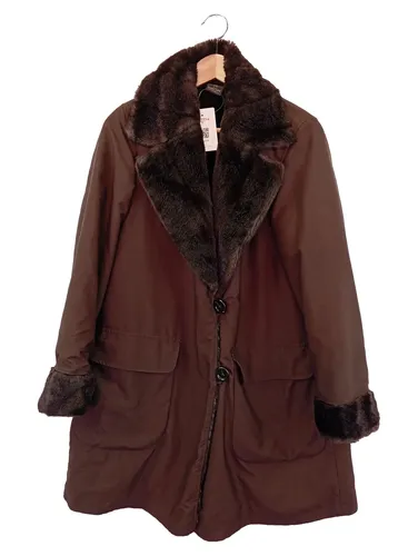 Damen Mantel Größe 36 Winter Kunstpelz - MADELINE - Modalova