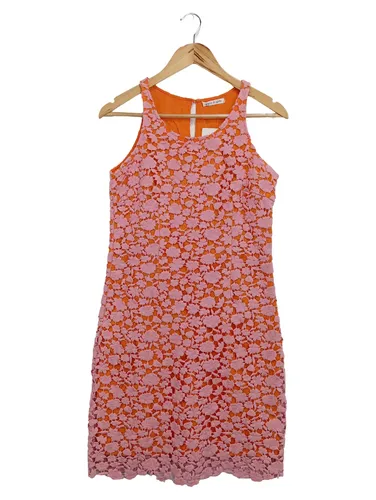 Midi Kleid Orange Blumenmuster Elegant Vintage - JOYCE & GIRLS - Modalova
