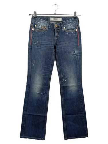 Damen Jeans Straight Cut Gr. 26 Baumwolle - TAKE2 - Modalova