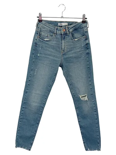 Jeans Slim Fit High Waist Damen Größe 36 Top - ZARA - Modalova