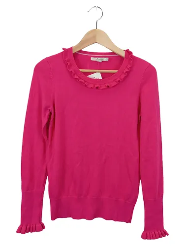 Damen Pullover Pink Größe 36 Rüschenkragen Wolle - BODEN - Modalova
