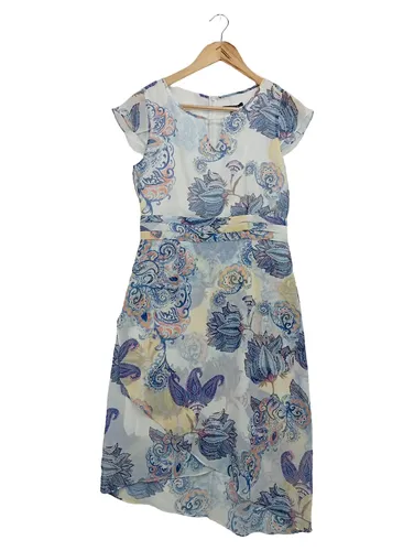 Kleid 36 Blau Blumenmuster Elegant Sommer - COMMA - Modalova