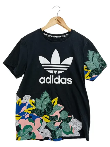 T-Shirt Gr. 36 S Schwarz Floral Damen Sport Freizeit - ADIDAS ORIGINALS - Modalova