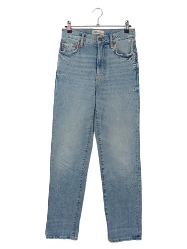 Jeans Gr. 32 Damen Straight Leg - ZARA - Modalova