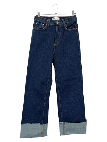 Damen Jeans Straight Leg High Waist Größe 36 - ZARA - Modalova