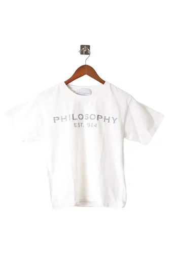 PHILOSOPHY T-Shirt XS Damen Kurzarm Casual EST. 1984 - PHILOSOPHY DI LORENZO SERAFINI - Modalova