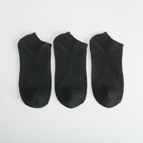 Pack x3 calcetines invisibles canalé - Color: - Merkal - Modalova