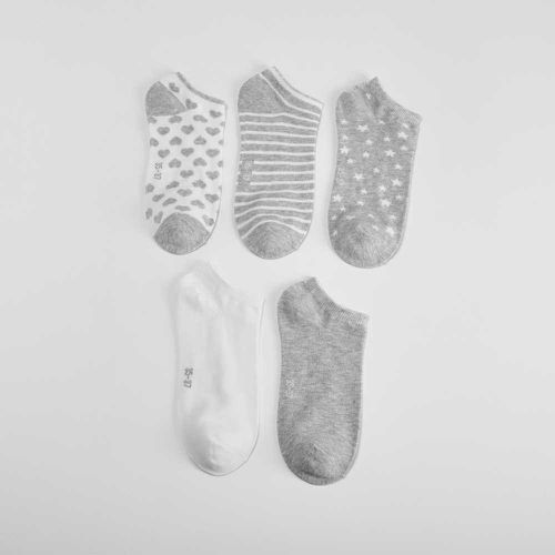 Pack x5 calcetines invisibles print - Color: - Merkal - Modalova