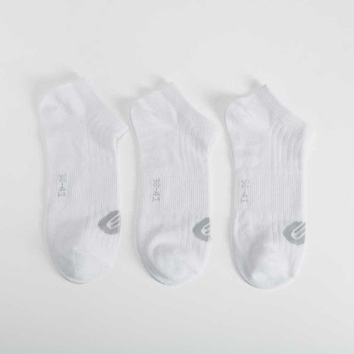 Calcetines Mujer Negro Blanco Invisibles x3
