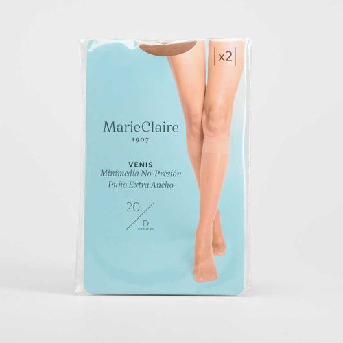 Pack 2x mini media 20 DEN - Color: - Marie Claire - Modalova