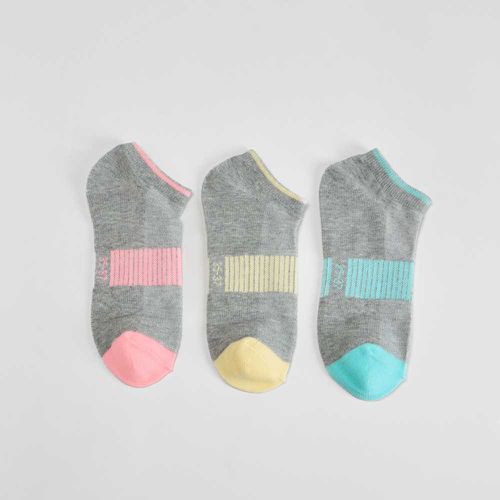 Pack 3x calcetines invisibles sport contraste - Color: - Merkal - Modalova