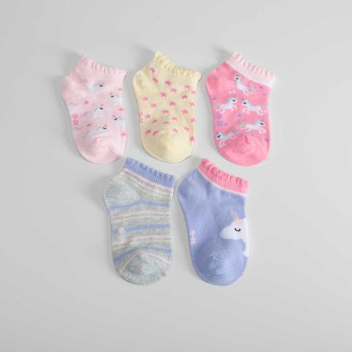 Pack 5x calcetines cortos unicorn bebé - Color: - Merkal - Modalova