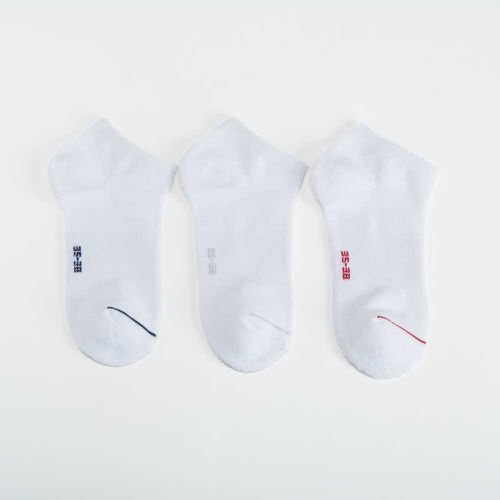 Pack x3 calcetines tobilleros sport raya MKL - Color: - Merkal - Modalova