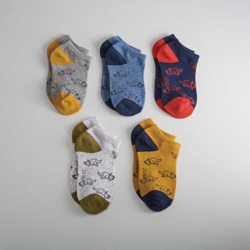 Pack x5 calcetines tobilleros dinos MKL - Color: - Merkal - Modalova