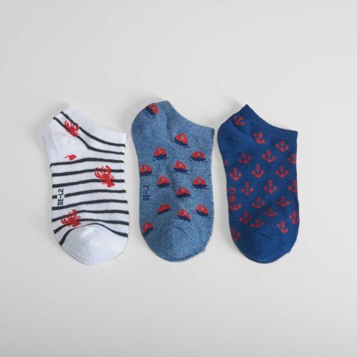Pack x3 calcetines cortos marineros niño - Color: - Merkal - Modalova