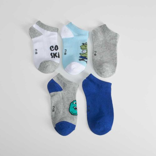 Pack x5 calcetines cortos dinos skate niño - Color: - Merkal - Modalova