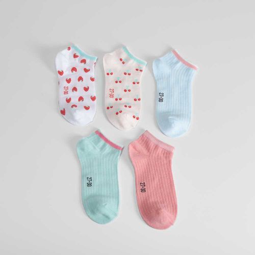 Pack 5x calcetines cortos fresas niña - Color: - Merkal - Modalova