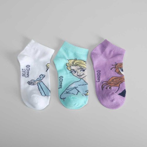 Pack de 3 pares calcetines invisibles de - Color: - Frozen - Modalova