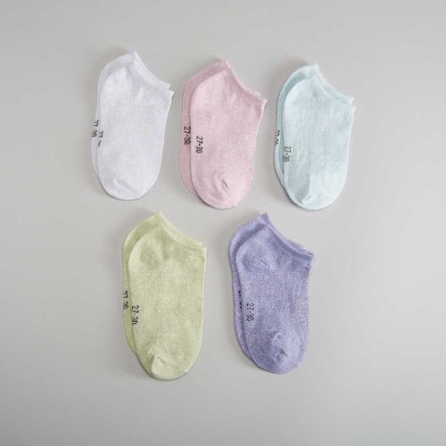 Pack x5 calcetines invisibles lurex MKL - Color: - Merkal - Modalova