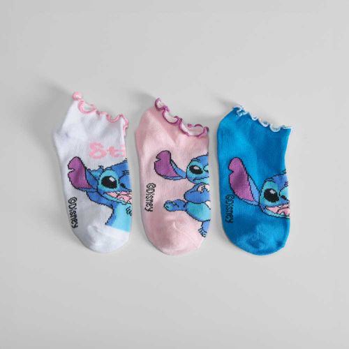 Pack de 3 pares calcetines invisibles de - Color: - Stitch - Modalova