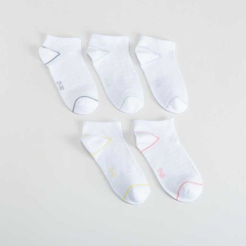 Pack x5 calcetines invisibles raya MKL - Color: - Merkal - Modalova