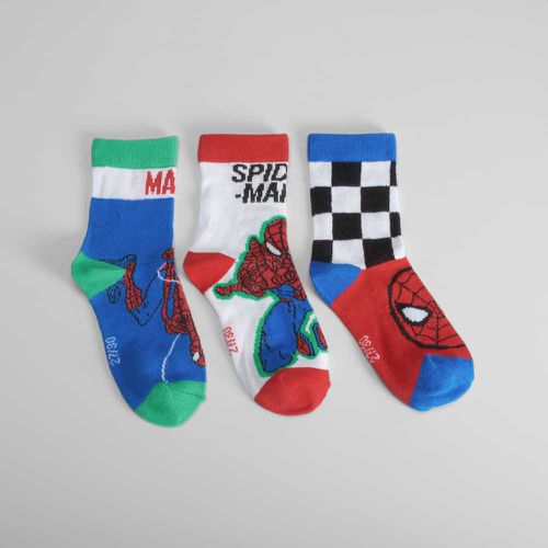 Pack de 3 pares de calcetines niño - Color: - Spiderman - Modalova