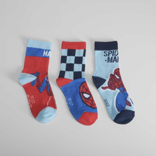 Pack de 3 pares de calcetines niño - Color: - Spiderman - Modalova