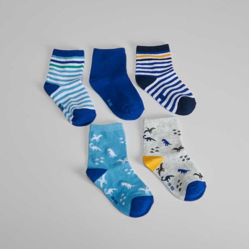 Pack x5 calcetines estampado dinos niños - Color: - Merkal - Modalova