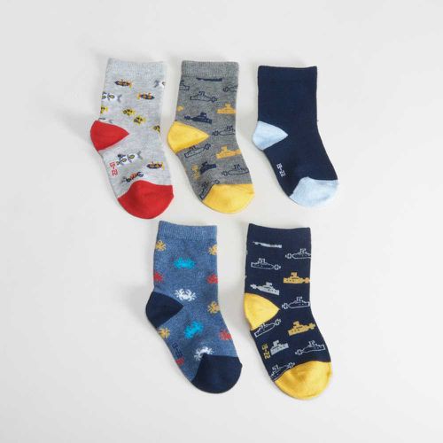 Pack x5 calcetines largos bebé estampados - Color: - Merkal - Modalova