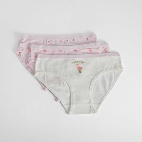 Pack de 3x braguitas flamencos niña - Color: - Merkal - Modalova