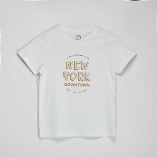 Camiseta blanca New York niño - Color: - Seven Five - Modalova