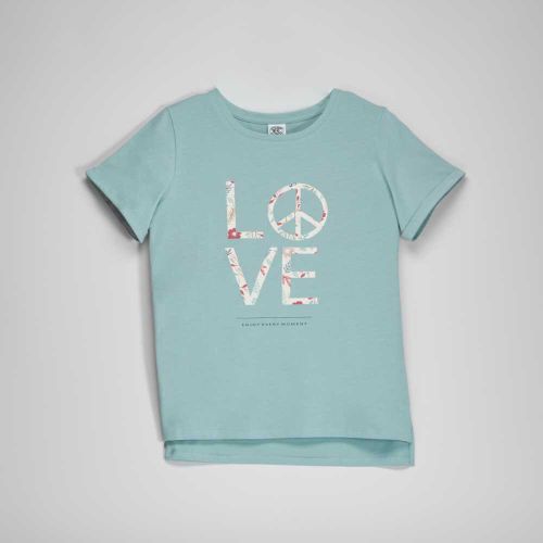 Camiseta verde love mujer - Color: - NYC - Modalova