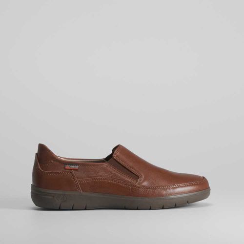 Zapato slip on marrón de piel - Talla: 40 - Luisetti - Modalova