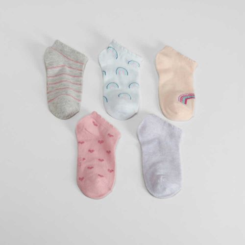 Pack 3 calcetines tobilleros arco iris - Color: - Merkal - Modalova