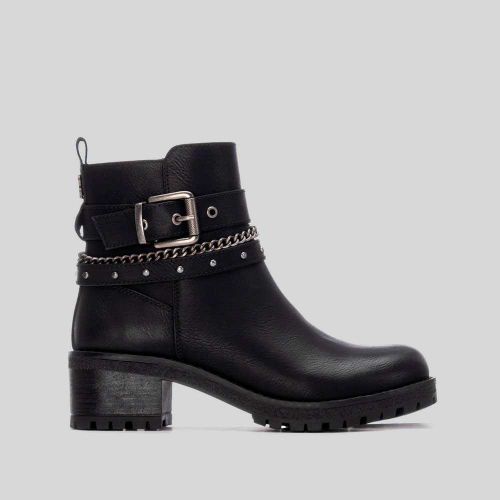 Botín tacón bajo correas - Talla: 36 - Refresh - Modalova