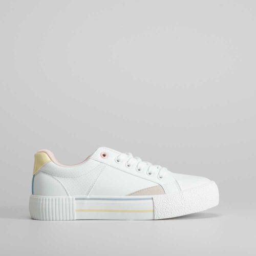 Sneaker blanco cordones de - Talla: 36 - NYC - Modalova