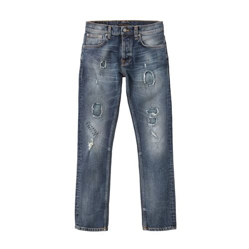 Grim Tim Dusky Bay Mid Waist Slim Fit Men's Organic Jeans W30/L30 Sustainable Denim - Nudie Jeans - Modalova