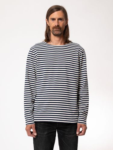 Charles Breton Stripe / Men's Organic T-shirts Small Sustainable Clothing - Nudie Jeans - Modalova