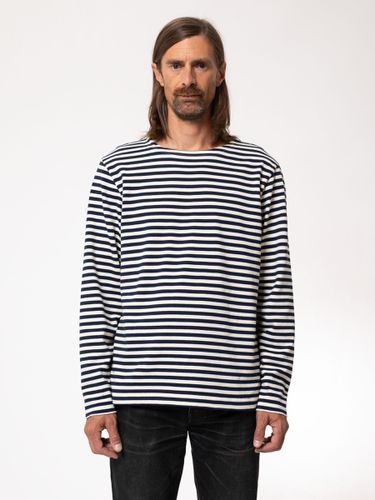 Charles Breton Stripe / Men's Organic T-shirts X Large Sustainable Clothing - Nudie Jeans - Modalova