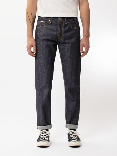 Gritty Jackson Snake Eyes Selvage Mid Waist Regular Straight Fit Organic Selvedge Jeans W26/L30 Sustainable Denim - Nudie Jeans - Modalova