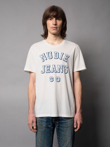 Roy CO Chalk Men's Organic T-shirts X Small Sustainable Clothing - Nudie Jeans - Modalova