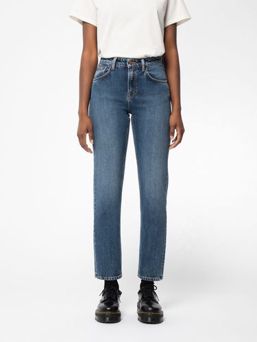 Straight Sally Indigo Autumn Mid Waist Regular Straight Fit Women's Organic Jeans W32/L30 Sustainable Denim - Nudie Jeans - Modalova